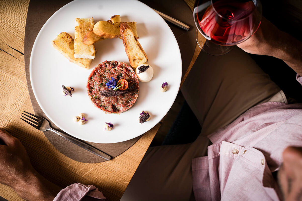 Plate with great food