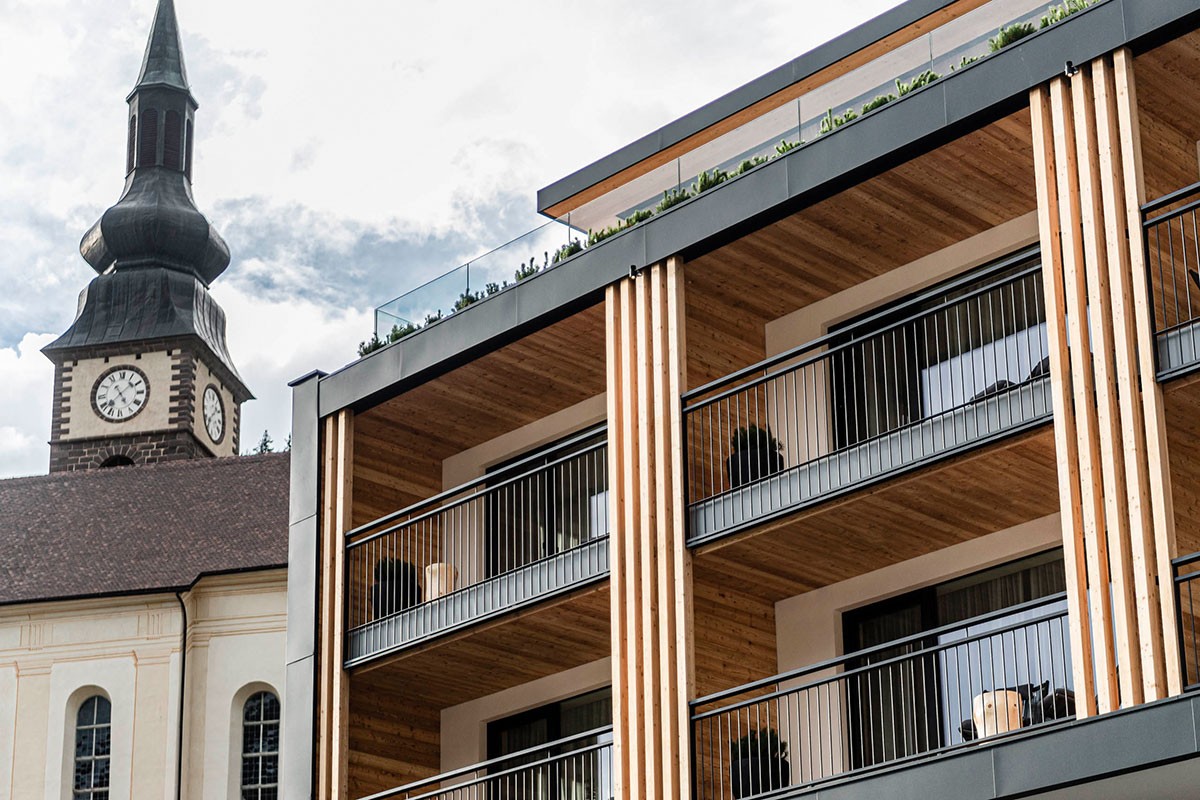 Funes: lively village centre 